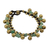 Aventurine beaded bracelet, 'Joyous Bells' - Brass Beaded Aventurine Bracelet