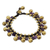 Amethyst beaded bracelet, 'Joyous Bells' - Brass Beaded Amethyst Bracelet (image 2b) thumbail