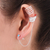 Sterling silver ear cuff earrings, 'Sea Whisper' (pair) - Sterling silver ear cuff earrings (Pair) (image 2b) thumbail