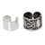 Sterling silver ear cuff earrings, 'Two Epochs' (pair) - Sterling silver ear cuff earrings (Pair) thumbail