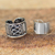 Sterling silver ear cuff earrings, 'Two Epochs' (pair) - Sterling silver ear cuff earrings (Pair) (image 2b) thumbail