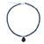 Lapis lazuli pendant necklace, 'Depths of Blue' - Beaded Lapis Lazuli Necklace thumbail