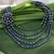 Cultured pearl flower necklace, 'Mystical Magnolia' - Cultured pearl flower necklace (image 2) thumbail