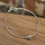 Silver beaded bracelet, 'Uniquely Karen' - Silver beaded bracelet thumbail
