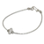 Silver beaded bracelet, 'Uniquely Karen' - Silver beaded bracelet (image 2a) thumbail