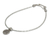 Silver charm bracelet, 'Karen Om' - Hill Tribe Fine Silver Charm Bracelet (image 2a) thumbail