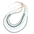 Beaded necklace, 'Forest Lagoon' - Beaded necklace (image 2a) thumbail
