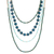 Beaded necklace, 'Forest Lagoon' - Beaded necklace (image 2b) thumbail