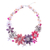 Multi-gemstone beaded necklace, 'Pink Camellia' - Cultured Pearl and Rose Quartz Beaded Necklace (image 2a) thumbail