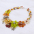 Cultured pearl and carnelian beaded necklace, 'Joyous Camellia' - Cultured pearl and carnelian beaded necklace (image p210376) thumbail