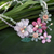 Cultured pearl and rose quartz beaded necklace, 'Eden' - Cultured pearl and rose quartz beaded necklace thumbail