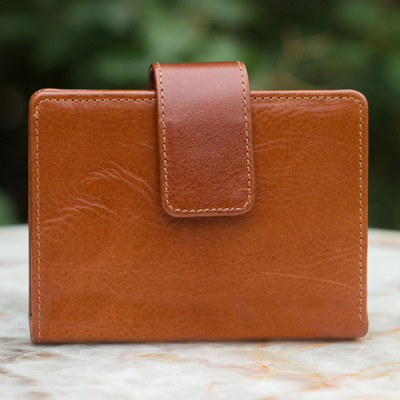 Leather wallet, Infinite Brown
