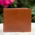 Men's leather wallet, 'Explorer in Brown' - Men's leather wallet thumbail