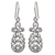 Sterling silver dangle earrings, 'Thai Pineapple' - Sterling silver dangle earrings thumbail