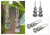 Sterling silver flower earrings, 'Flower Tower' - Sterling silver flower earrings thumbail