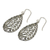 Sterling silver dangle earrings, 'Forest Dewdrop' - Sterling silver dangle earrings (image 2b) thumbail