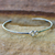 Sterling silver cuff bracelet, 'Hold My Hand' - Modern Sterling Silver Cuff Bracelet thumbail