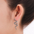 Marcasite drop earrings, 'Snakes in Synchrony' - Marcasite drop earrings (image 2c) thumbail