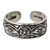 Sterling silver toe ring, 'Thai Flowers' - Floral Sterling Silver Toe Ring (image 2a) thumbail