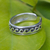 Sterling silver toe ring, 'Beach Beauty' - Modern Sterling Silver Toe Ring thumbail