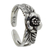 Sterling silver toe ring, 'Chiang Mai Rose' - Handcrafted Floral Sterling Silver Toe Ring from Thailand (image 2c) thumbail