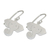 Silver dangle earrings, 'Noble Elephants' - Sterling Silver Dangle Earrings (image 2b) thumbail