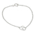 Sterling silver heart bracelet, 'Love Unites' - Sterling silver heart bracelet (image 2b) thumbail