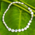 Cultured pearl strand necklace, 'Rising Lily' - Cultured pearl strand necklace thumbail