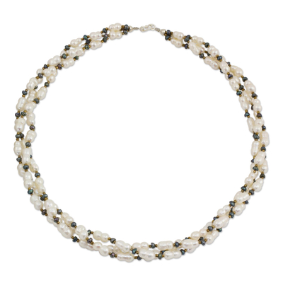 collar de perlas cultivadas - collar de perlas cultivadas