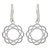 Sterling silver flower earrings, 'Blossoming Atoms' - Sterling silver flower earrings (image 2a) thumbail