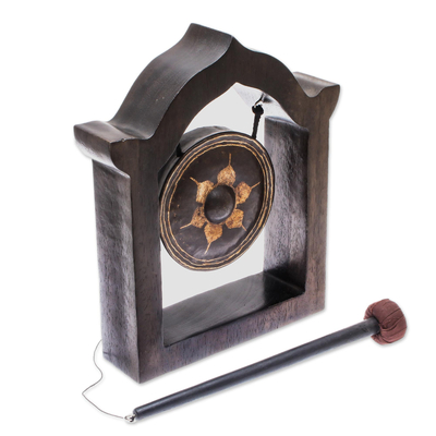 Brass gong, 'Temple Tam-Tam' - Brass gong