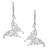 Sterling silver dangle earrings, 'Thai Chrysalis' - Handmade Butterfly Earrings Sterling Silver Jewelry (image 2a) thumbail
