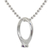 Amethyst pendant necklace, 'Promise of Love' - Amethyst Ring-pendant on Silver Necklace from Thailand
