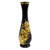 Lacquered decorative wood vase, 'Golden Orchid' - Hand Crafted Thai Lacquered Vase Gold Leaf Orchid thumbail