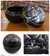 Lacquered wood box, 'Shadow Village' - Thai Lacquered Wood Round Decorative Box Handpainted Village thumbail
