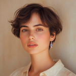 Cultured pearl and aquamarine cluster earrings, 'Clover' - Pearl Aquamarine Quartz Cluster Earrings