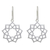 Sterling silver dangle earrings, 'Thai Suns' - Artisan Jewelry Sterling Silver Earrings