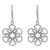 Sterling silver dangle earrings, 'Frozen Snowflakes' - Women's Sterling Silver Earrings Artisan Jewelry thumbail