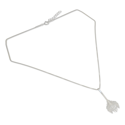Halskette mit Anhänger aus Sterlingsilber - Handgefertigte Halskette aus Sterlingsilberschmuck