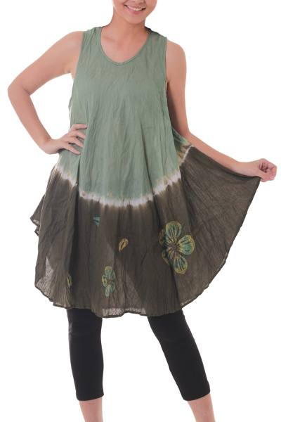 Cotton batik dress