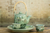 Seladon-Teeservice, (Set für 2) - Teeservice aus Celadon-Keramik für 2 Personen