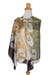Silk batik shawl, 'Ocean Currents' - Thai Hand Crafted Silk Batik Shawl (image 2c) thumbail