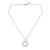Sterling silver pendant necklace, 'Thai Sun' - Artisan jewellery Sterling Silver Necklace (image 2b) thumbail