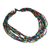 Wood torsade necklace, 'Siam Belle' - Colorful Beaded Necklace Hand Knotted Jewelry (image 2b) thumbail
