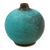 Ceramic vase, 'Turquoise Realm' (large) - Watertight Ceramic Vase Crafted by Hand (large)