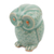 Celadon ceramic figurine, 'Little Blue Owl' - Blue Celadon Ceramic Owl Figurine thumbail