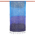 Silk scarf, 'Blues Evolution' - Blue and Purple Tie Dye Thai Silk Scarf (image 2c) thumbail