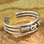 Sterling silver toe ring, 'Origins' - Toe Ring in Sterling Silver Thai Artisan Jewelry (image 2b) thumbail