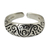 Sterling silver toe ring, 'Monkey Walk' - Toe Ring in Sterling Silver Thai Artisan Jewelry (image 2a) thumbail
