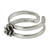 Sterling silver toe ring, 'Romantic Rose' - Toe Ring in Sterling Silver Thai Artisan Jewelry (image 2b) thumbail